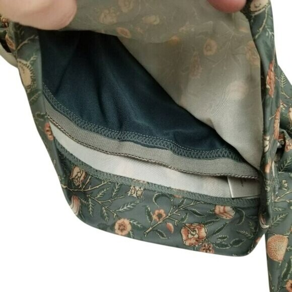 Mia Joy Green Floral Ruffle Long Sleeve Baby Swim Top Nylon/Spandex 3 - Picture 7 of 7